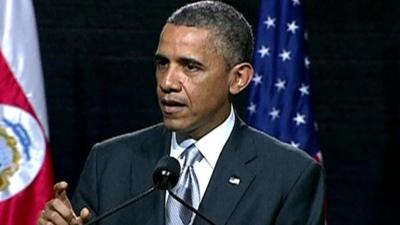 President Barack Obama in Costa Rica