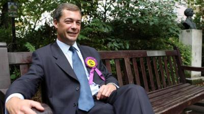 UKIP leader Nigel Farage