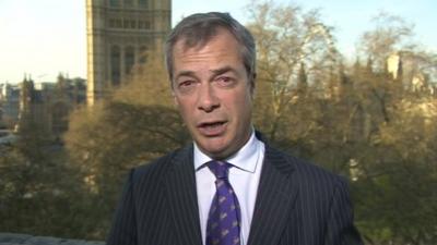 UKIP leader Nigel Farage