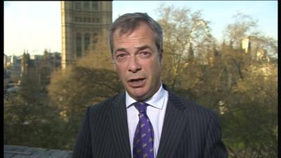 UKIP leader Nigel Farage