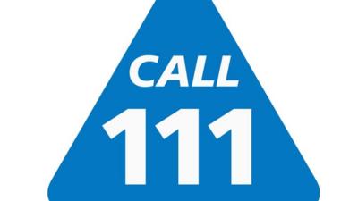 NHS 111 helpline logo