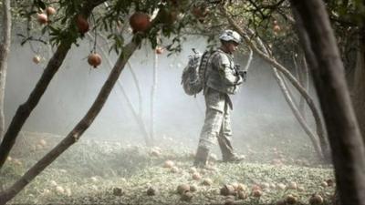 US soldier in Afghanistan