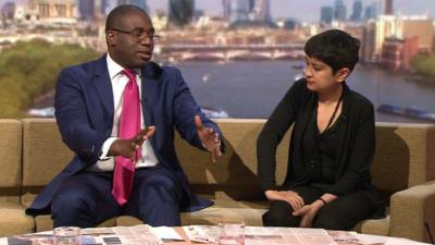 David Lammy and Shami Chakrabati