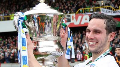 Glentoran striker Andrew Waterworth