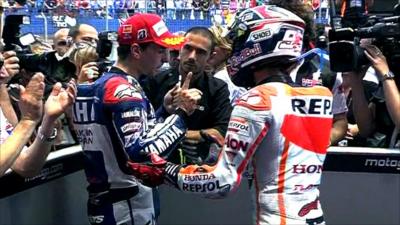 Jorge Lorenzo and Marc Marquez