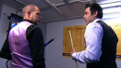 Barry Hawkins and Ronnie O'Sullivan