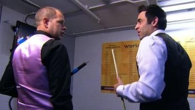 Barry Hawkins and Ronnie O'Sullivan