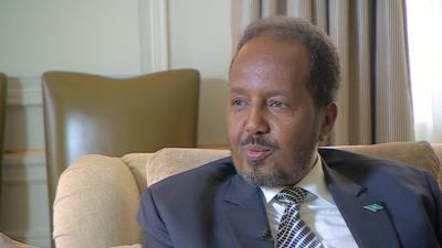 Somalia's President Hassan Sheikh Mohamud