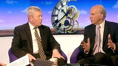 Alan Johnson and Vince Cable