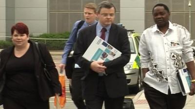 Inspectors arriving at Basildon University Hospital