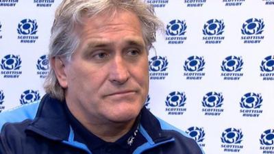 Scotland interim head coach Scott Johnson