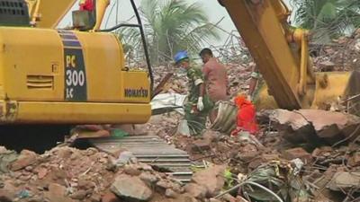 Bodies removed from rubble amid search