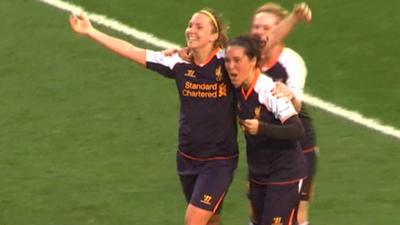 Liverpool celebrate against Arsenal