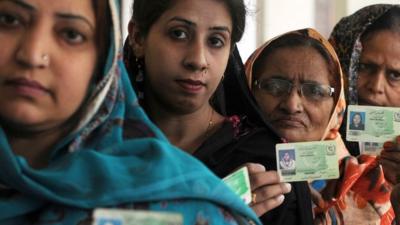 Women voters in Lahore