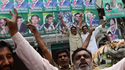 Nawaz Sharif supporters