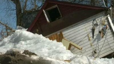 Home destroyed in Ochre Beach