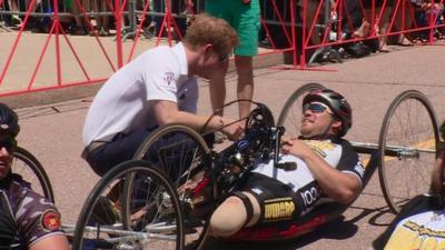 Prince Harry at Warrior Games