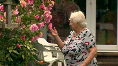 Elsie Sykes looks at garden