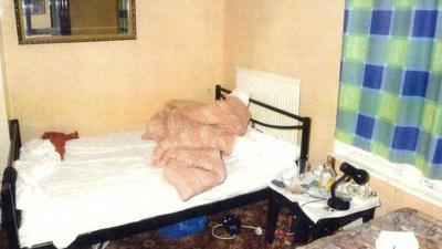 Undated handout photo issued by Thames Valley Police of a general view of a room in the Nanford Guest House in Oxford