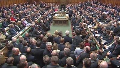 MPs vote in House of Commons