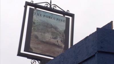 The Porcupine pub recently closed