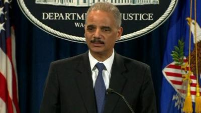 US Attorney General Eric Holder