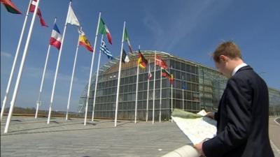 EU building in Luxembourg