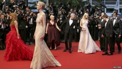 Stars at the premiere of The Great Gatsby - one of the films being shown in Cannes