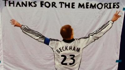 David Beckham banner