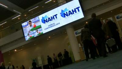 NAHT sign at annual conference