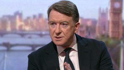 Lord Mandelson on the Andrew Marr Show