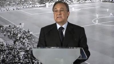 Real Madrid president Florentine Perez