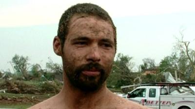 Oklahoma tornado survivor, Lando Hite