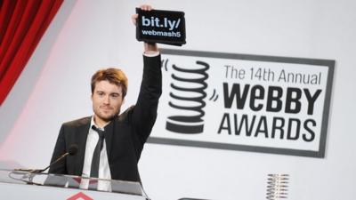 Founder of Mashable Pete Cashmore attends the 14th Annual Webby Awards at Cipriani