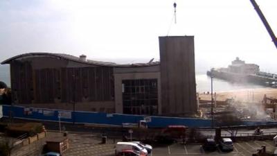 Imax cinema being demolished