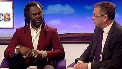 Levi Roots and Mark Hoban
