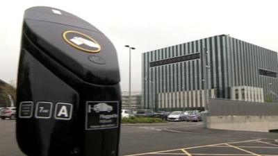 Car charging point in Corby