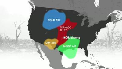 Graphic shows why tornadoes form around Oklahoma