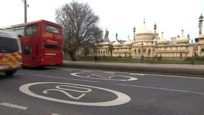 Traffic in Brighton and Hove