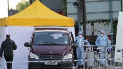 Police attending a serious incident in Woolwich, London , 22 May 2013