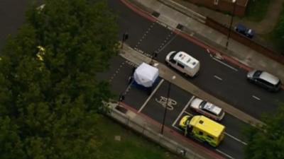 The scene of the attack