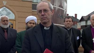 The Most Revd Justin Welby, Archbishop of Canterbury