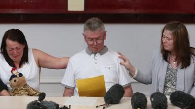 Drummer Lee Rigby's family