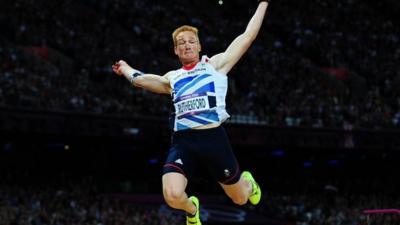 Greg Rutherford's street race