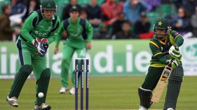 Pakistan's Mohammad Hafeez scored 122 not out off 113 balls