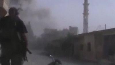 Unverified footage shows fighting in Qusair