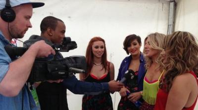 Newsbeat reporters interview The Saturdays