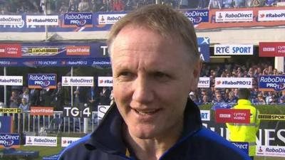 Joe Schmidt after Leinster's 24-18 victory