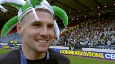 Celtic striker Gary Hooper