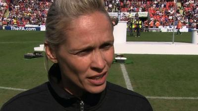 Arsenal coach Shelley Kerr